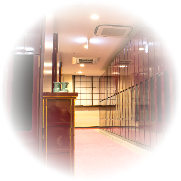 室内での快適なお参り